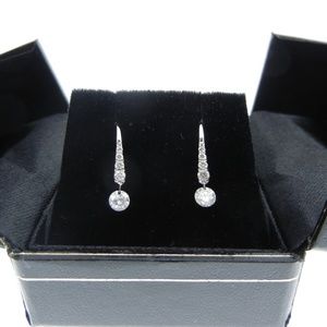 Diamond 14k White Gold Earrings